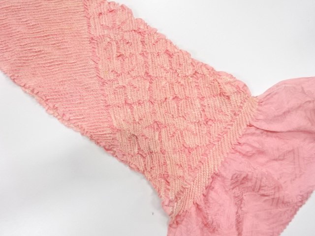 JAPANESE KIMONO / OBIAGE / SILK / SHIBORI